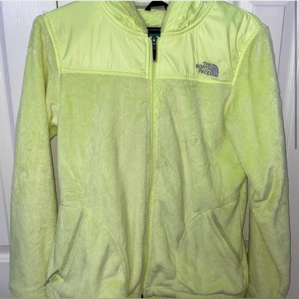 THE NORTH FACE OSO Osito Fleece Full Zip Hooded Jacket Womens MEDIUM SOFT